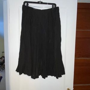 Nuovo Borgo black knee length skirt